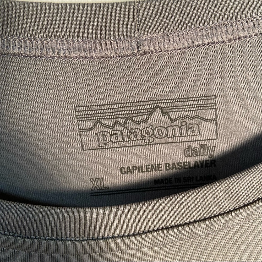 Patagonia Men’s T-Shirt Short Sleeve Gray XL - Picture 7 of 10